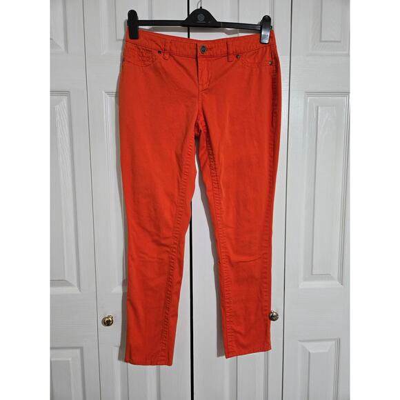 Maurices size 9/10 women's orange jeggings - Picture 1 of 9